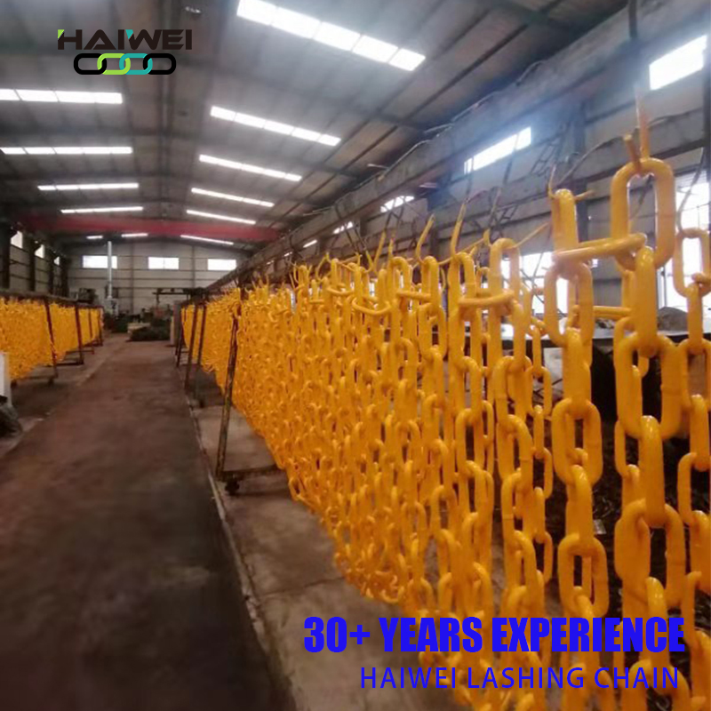 High Tensile Butt Flash Welding G80 13*81mm Lashing Chain Factory Direct Sale