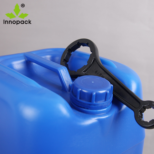 20 Litre / 25 Litre / 30 Litre Blue Plastic Jerry Can with Wrench