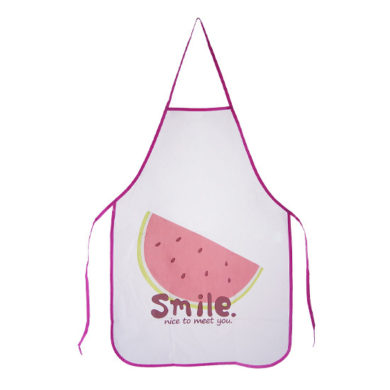 Custom Logo Printed Factory Home Fruit Kitchen Apron Work Waterproof PE Apron