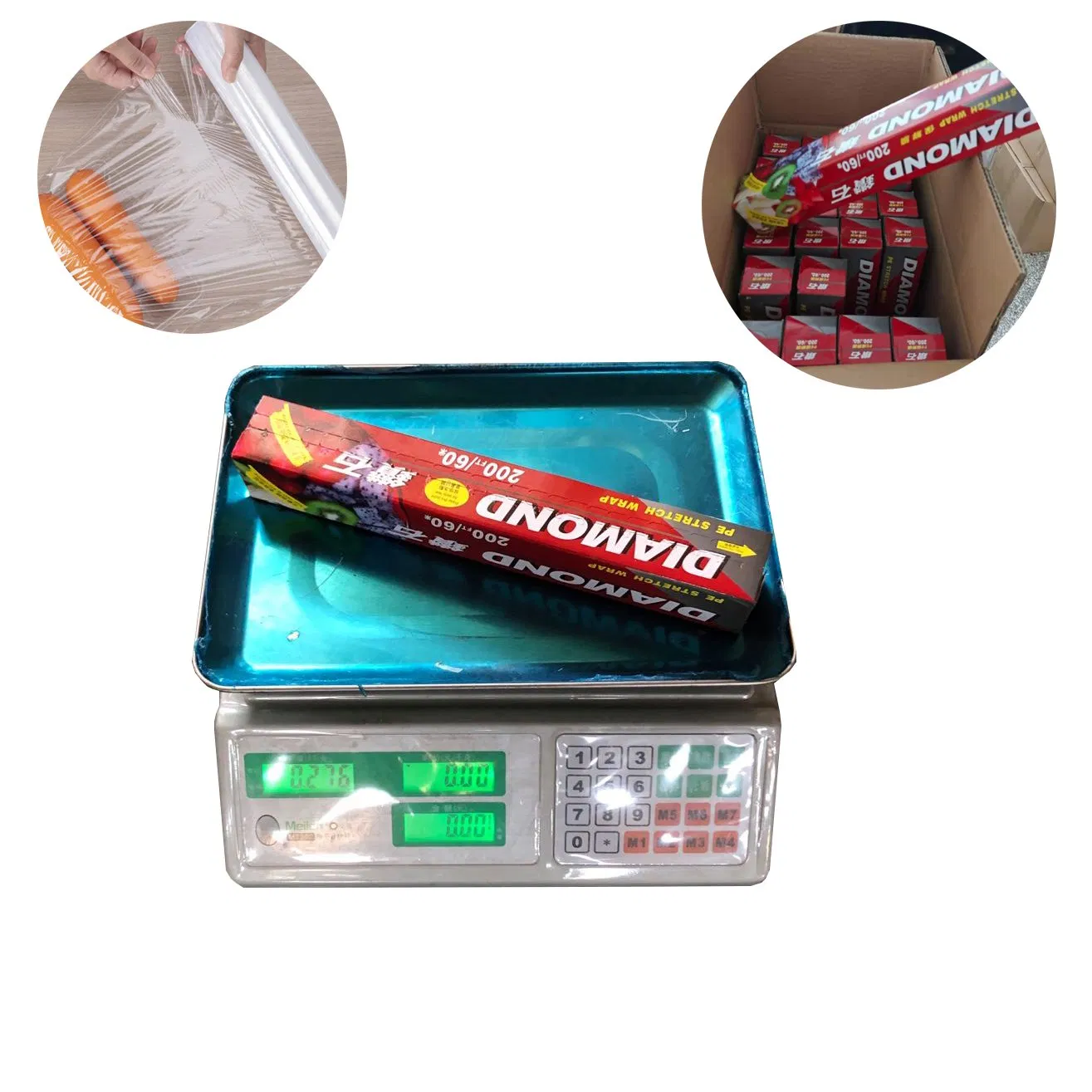 Black Hand Cling Wrap Film New Design Top Sell Transparent Cling Wrap Film 7 Micron PVC Cling Film