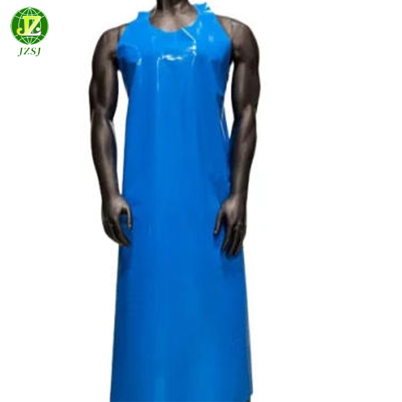 Wholesale Oilproof 10oz Double-Side PVC Polyester Olive Green Apron for Kitchen Industry