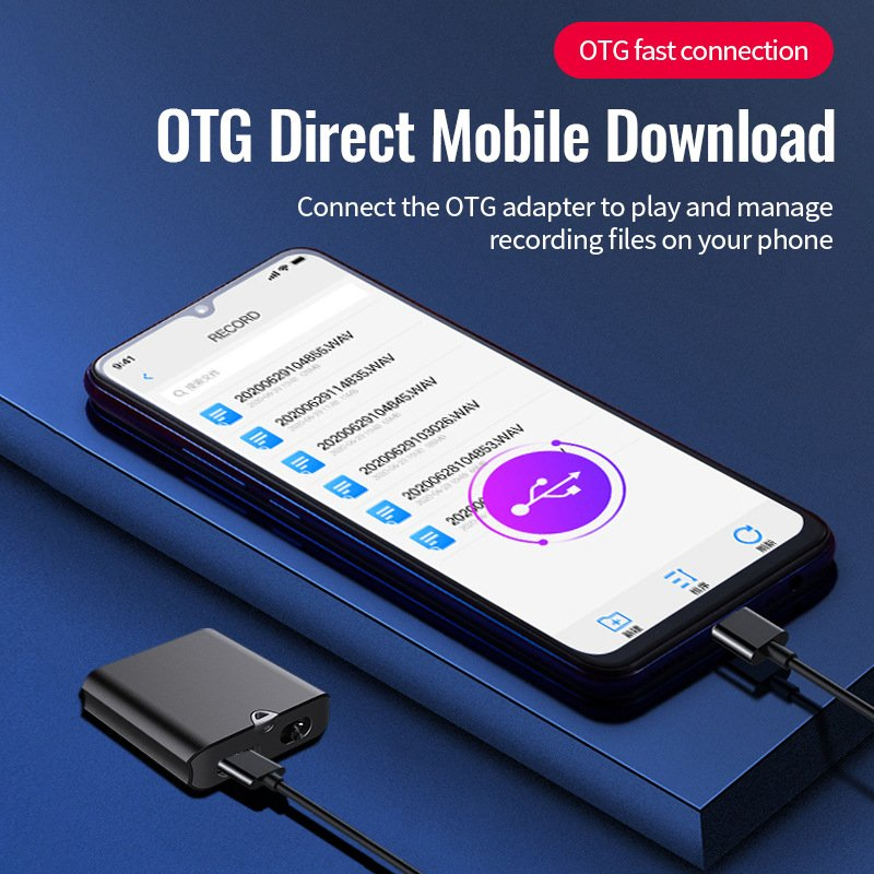 Портативный диктофон в виде ручки с долгой записью