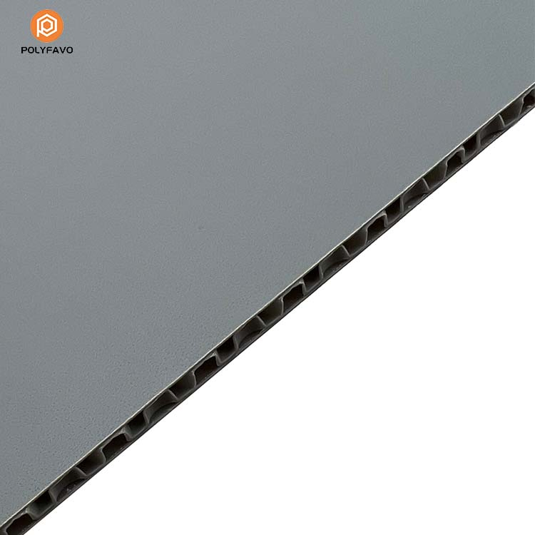 10mm Black Plastic PP Honeycomb Board for Pallet Sleeve High Quality Customized Product Honeycomb Waterproof Ecofriendly Strong and Smooth Board with Factory