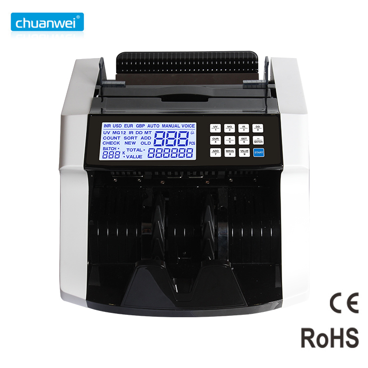 Banknote Counter Financial Equipment Bill Counters Money Counter Banknote Value Counter Money Counting Machine Detector Billetes Falsos Contador De Billetes