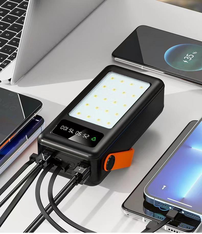 Портативный пауэрбанк для телефона с быстрой зарядкой