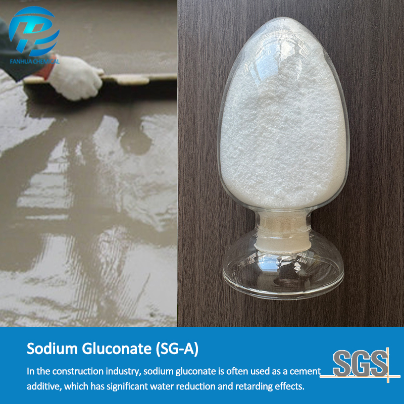 Flow Enhancer Retarder Sodium Gluconate for Cementitious Mixes