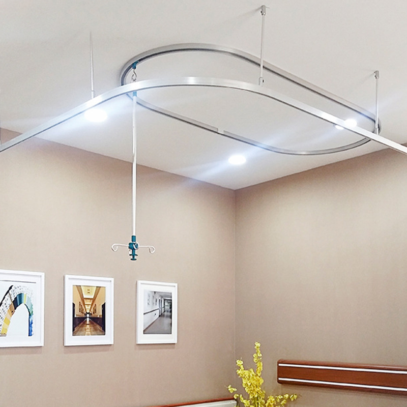 Factory Direct Bendable Ceiling Hospital Curtain Rail Track