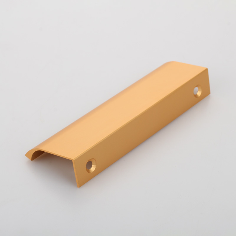 Ручки-пуговицы для кухни, скрытый монтаж, латунь золото