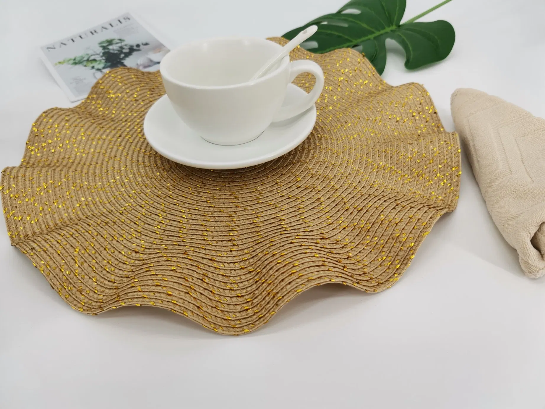 Eco-Friendly Non-Toxic Braided Placemats for Home and Restaurant