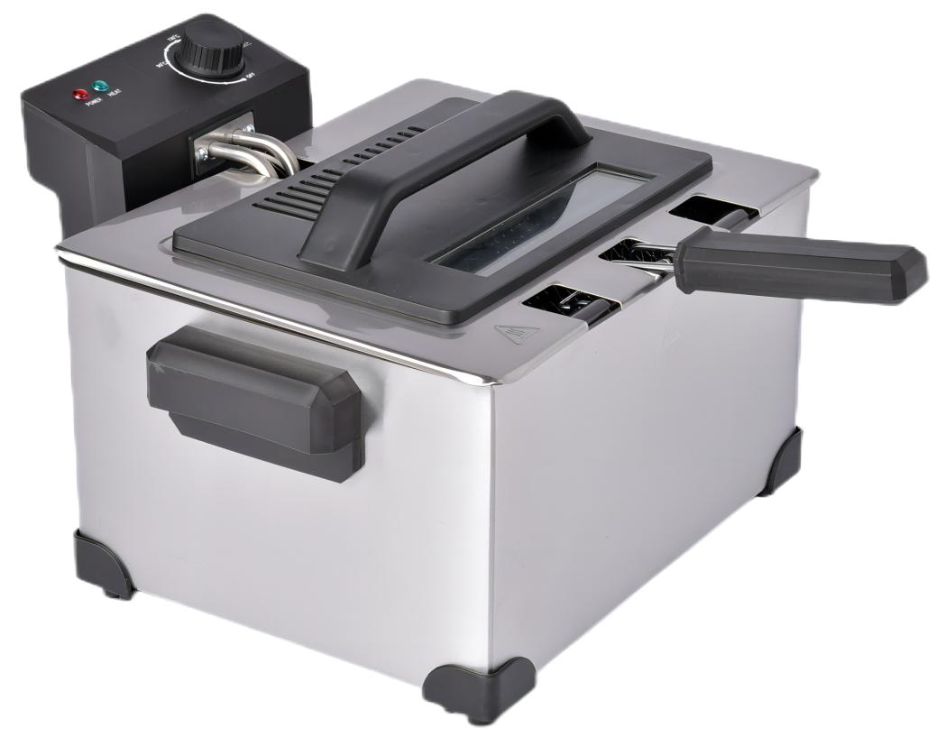 2liters High Quality Single Stainless-Steel Basket Electric Deep Fryer for Home