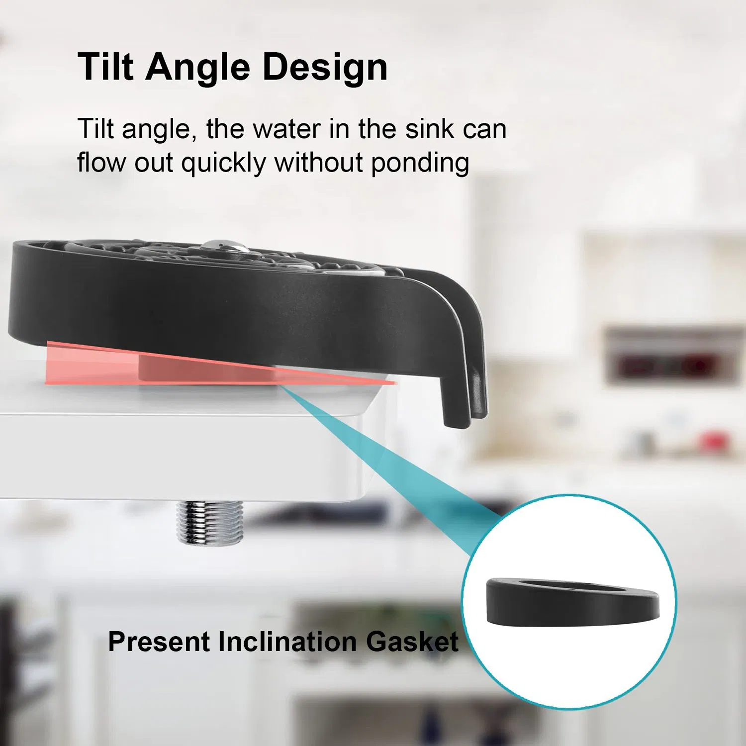 New High Pressure ABS Automatic Kitchen Sink Glass Cup Rinser Bottle Cleaning Washer