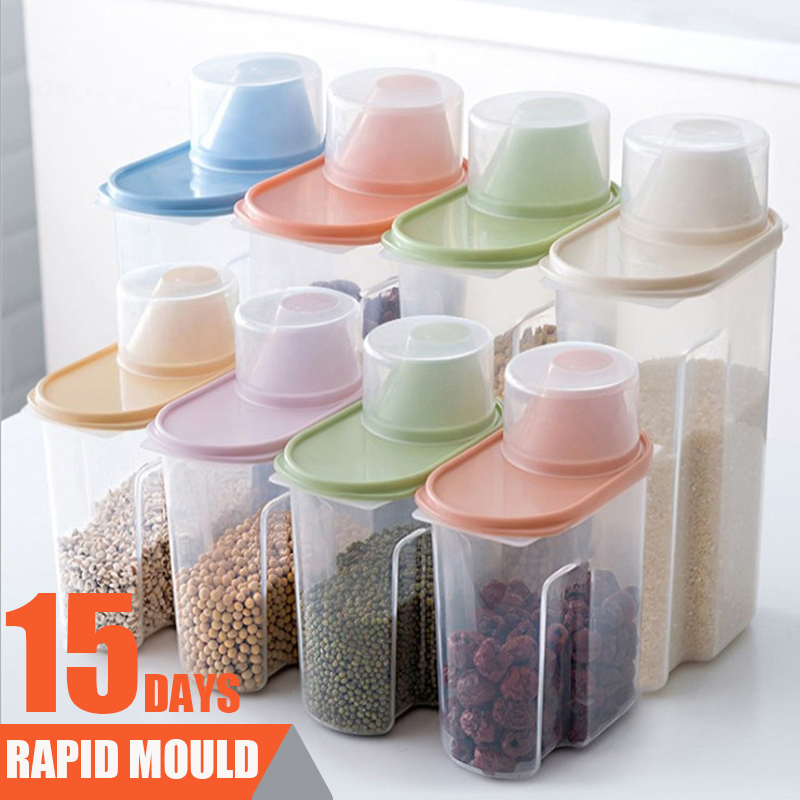 Customized Quality 8 Oz Plastic Food Storage Containers with Lids
