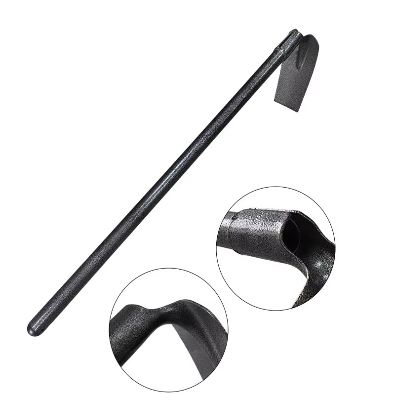 Factory Direct Long Steel-Handled Hoe Potato Hoe for Planting Soil Turning Digging