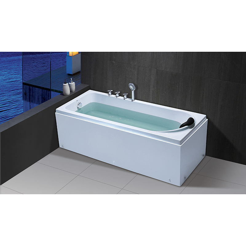 Угловая акриловая ванна для СПА с гидромассажем