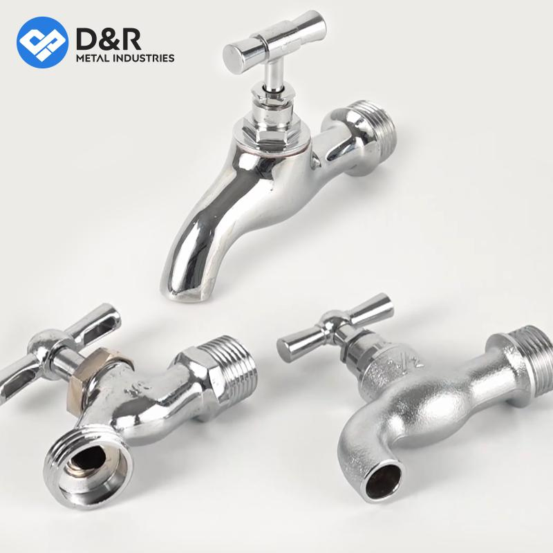 Латунные краны 1/2" и 3/4" для водоснабжения