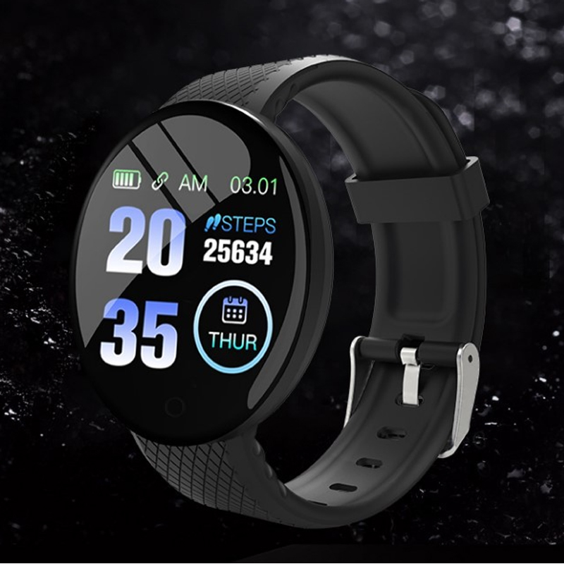 Wholesale D18s Smart Watch Round Screen Smart Wristband