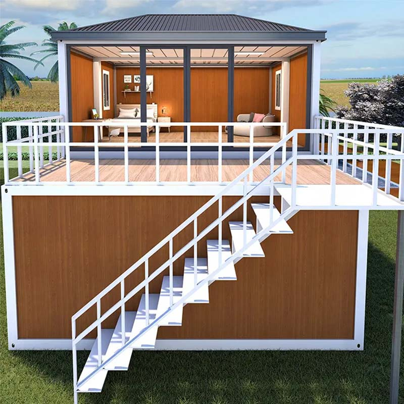 Customized Design Flat Pack Modular Metal Foldable Prefabricated Luxury Mobile Living Modern Container House with Sandwich Panel Construction