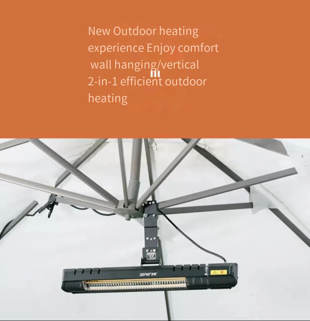 Outdoor Heater Commercial Restaurant Outdoor Heating Stove Wall Mounted Electric Heater