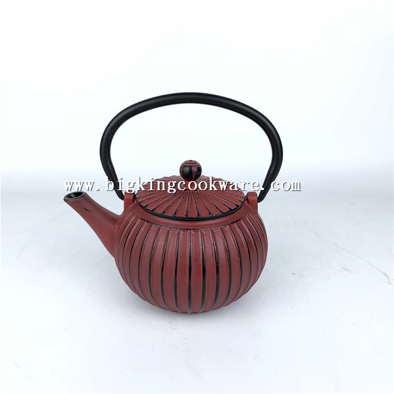 Enameled Coated Japanese Teapot Cast Iron Japanese Tetsubin Teapot