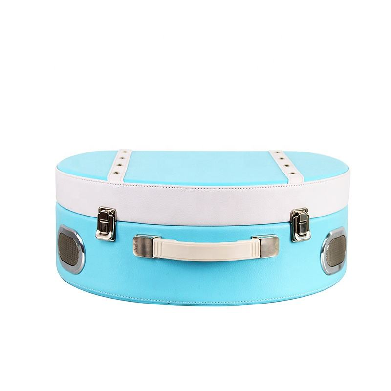 Портативный виниловый проигрыватель с Bluetooth, ретро-дизайн