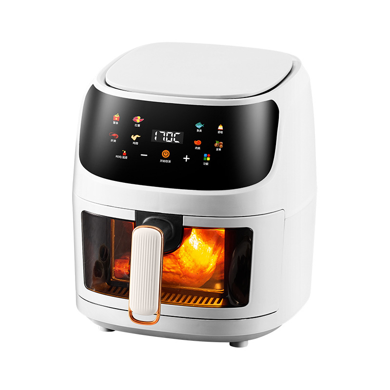 Multifunctional Intelligent 6 Liter Visual Air Fryer with Color Screen Touch and Large Capacity