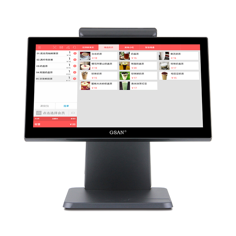 Cheap Price 15.6'' Display System Single Screen Touch Tablet POS System