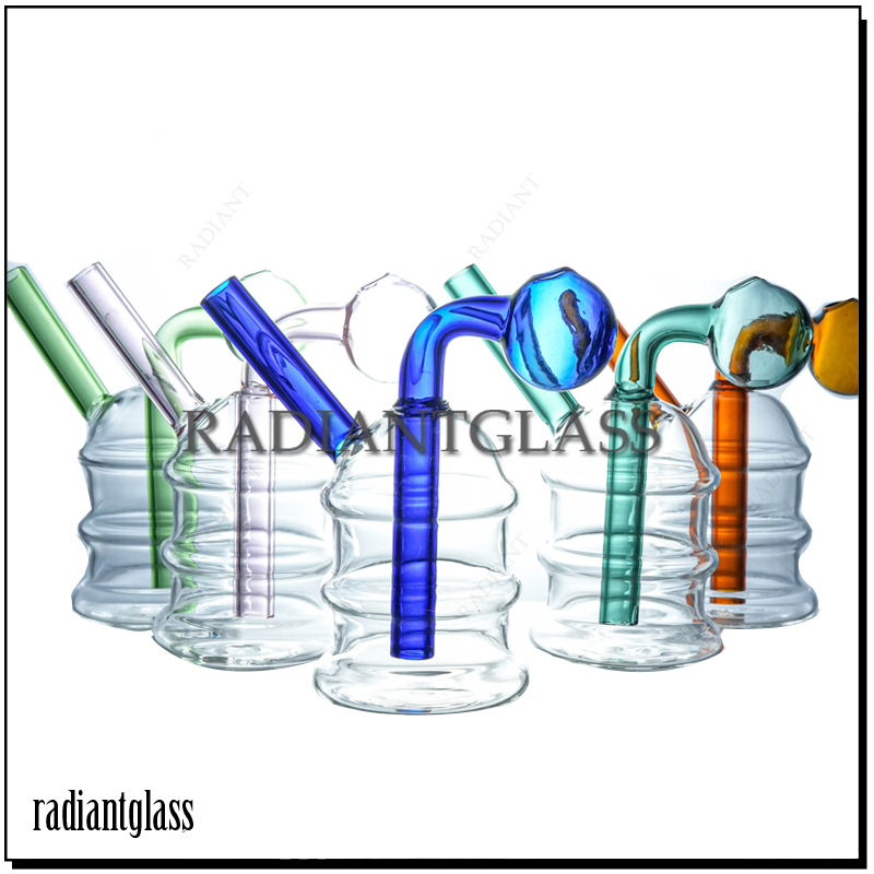 Oil Burner Water Pipe Water Bubbler Milk Tea Cup Shape