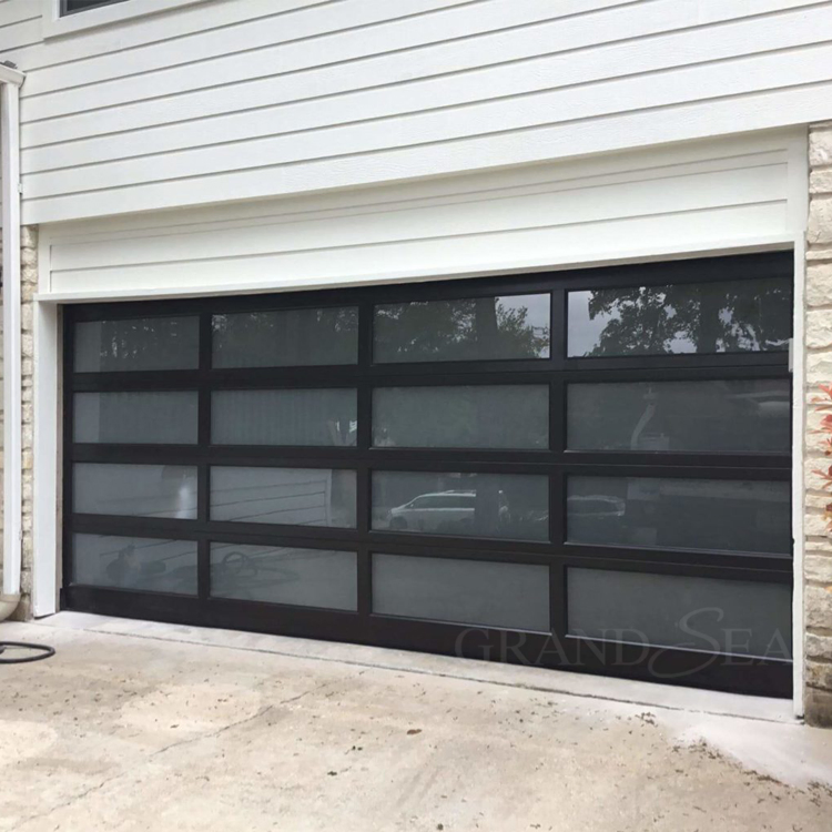 Contemporary Custom Aluminum 3 Panel 5 Panel 16X7 12X7 10 X 7 Garage Door Sale Price