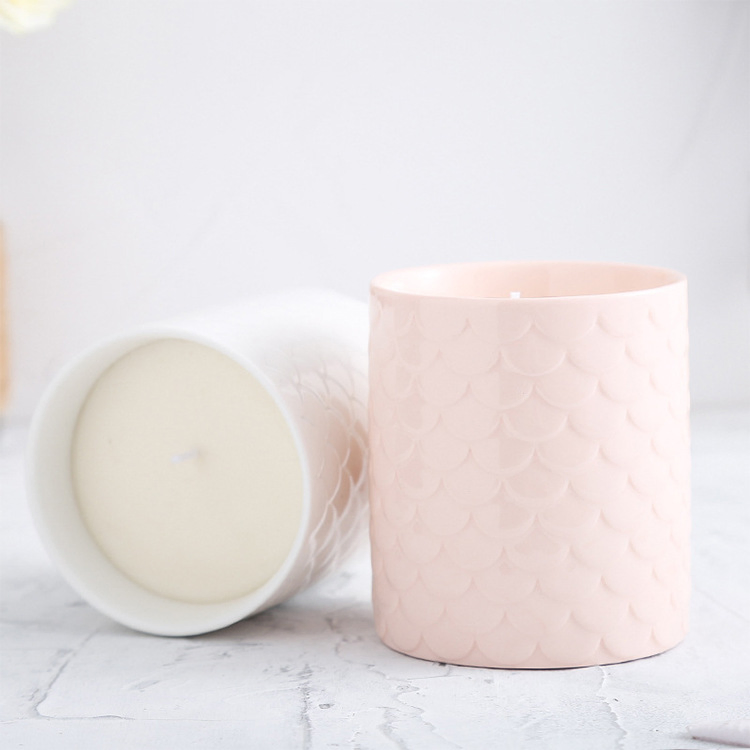 10oz Candle Cup Emboss Decal Stoneware Porcelainware Kitchenware