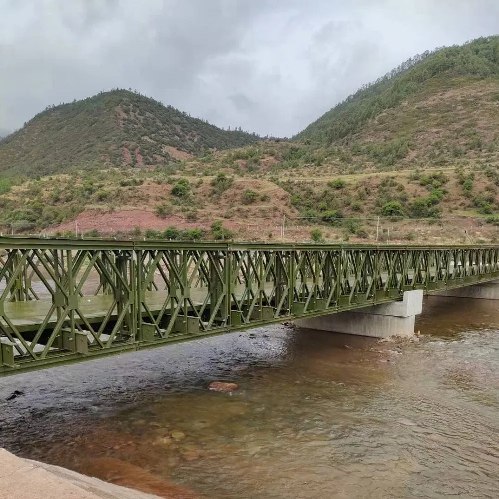 Low Loss Steel Structure Prefabricated Bailey Bridge for Flood Relief