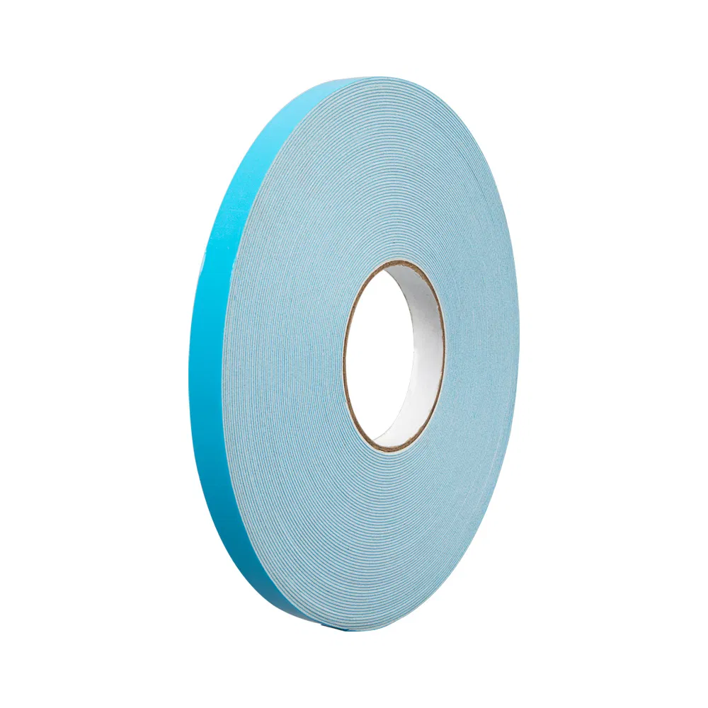 Good Quality Double Sided Adhesive Blue film PE Foam Tape