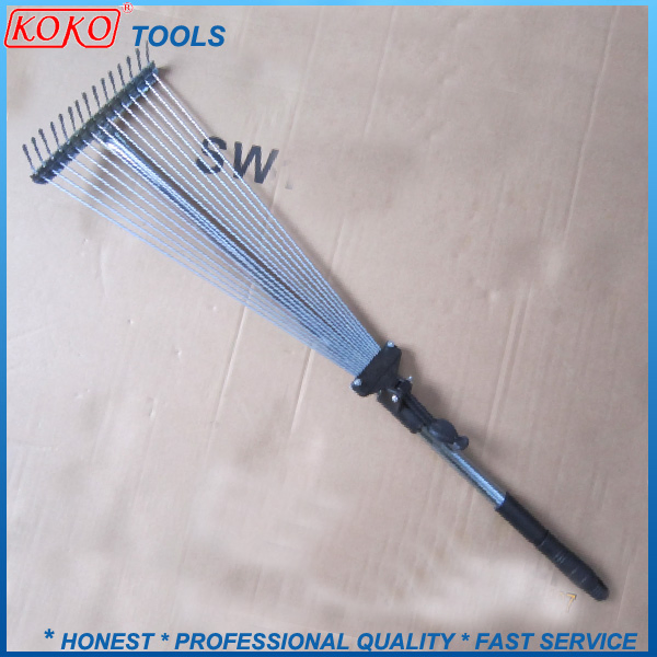 Adjustable Lawn Rake Chrome Plated with or Without Handles