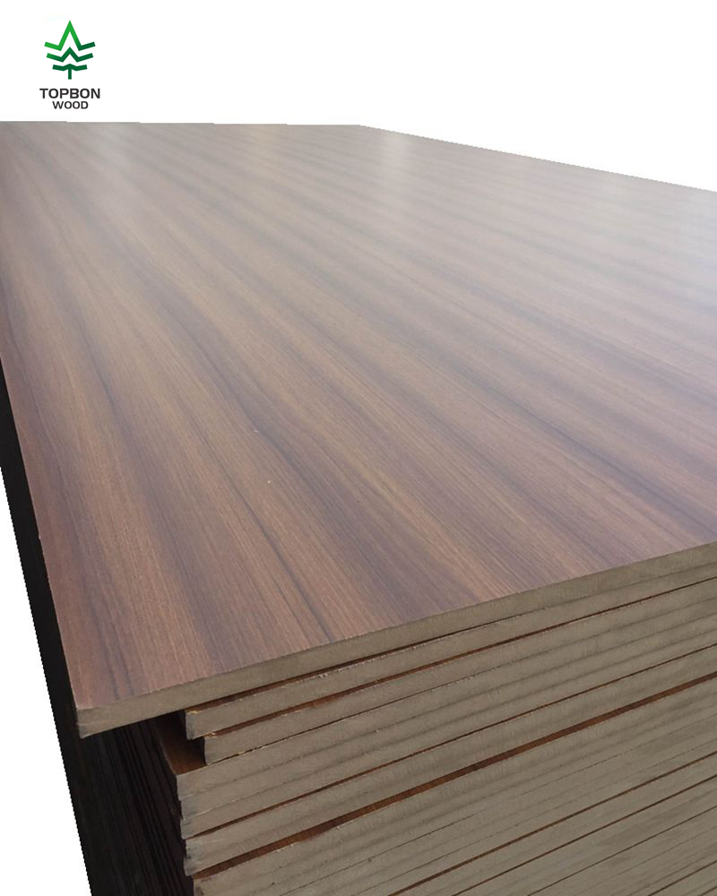 Various Colors Melamine Faced MDF Board for Furniture Usage