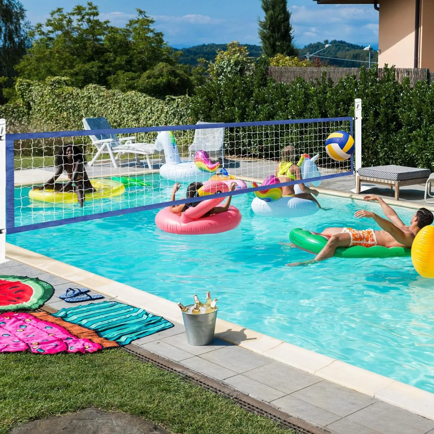 Premium Pool Volleyball Net for Family and Friends