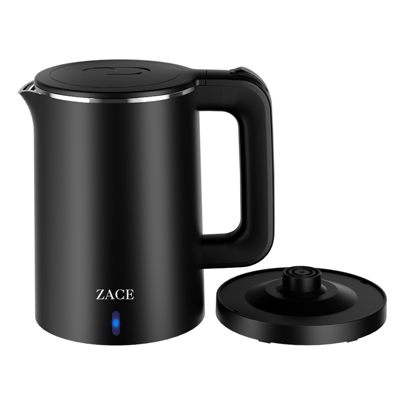 High Quality 1.0L Double-Layer Electric Water Kettle 304 Stainless Steel New Type with Automatic Shut-off Safety Feature