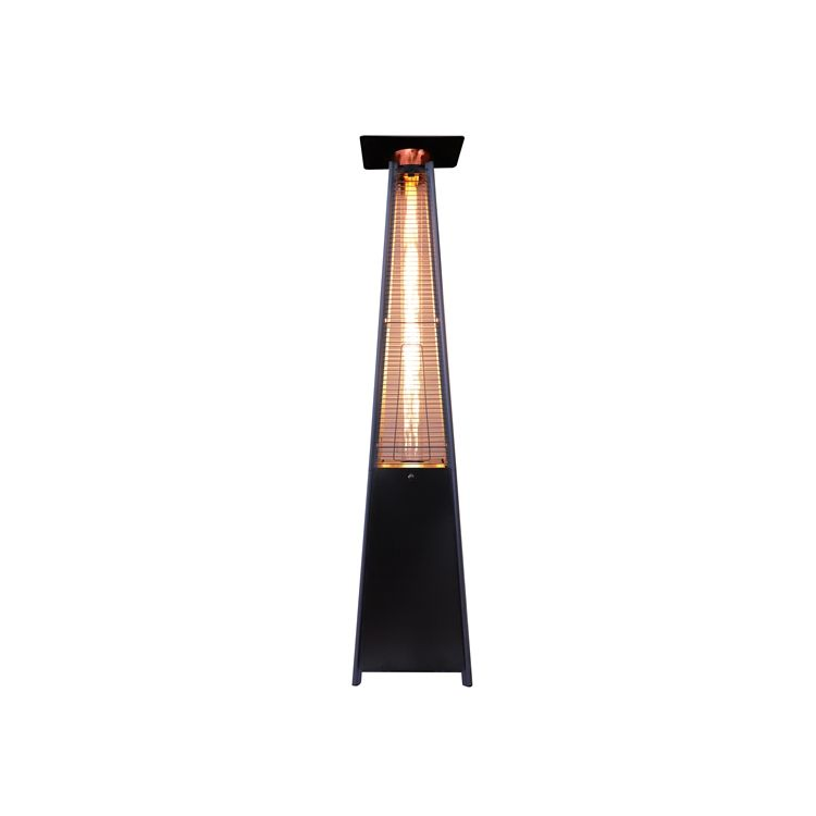 Outdoor Garden Use Standing Tower Propane Gas Glass Tube Gas Heater Customizable Pyramid Heater