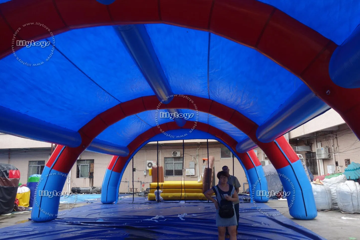 Durable Commercial Large Inflatable Bunker Tent