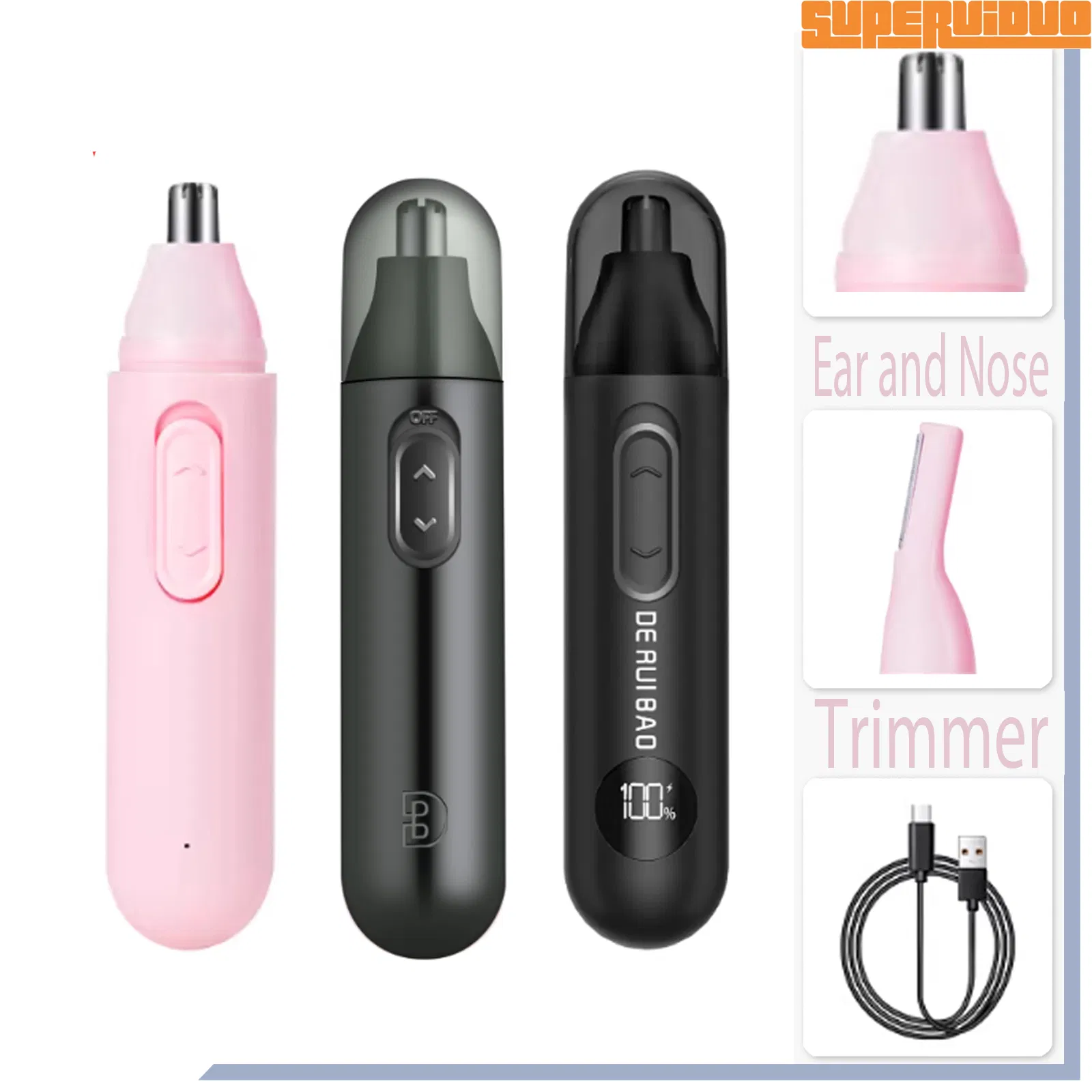Smooth Finish No-Pulling Grooming Result Ear and Nose Trimmer