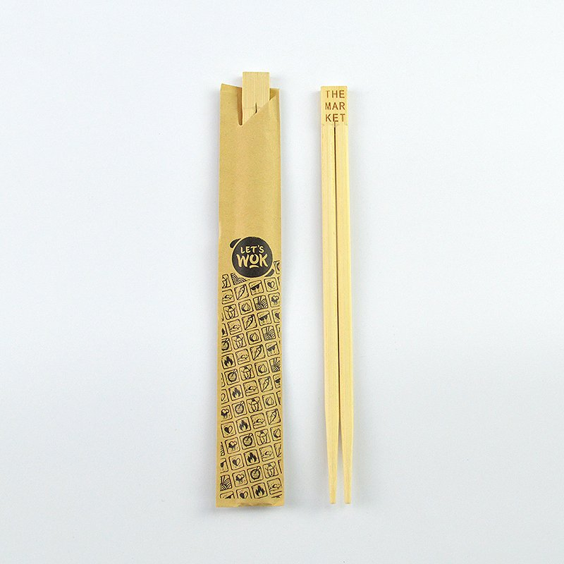 Wholesale New Eco Friendly Convenient Snack Disposable Bamboo Chopsticks Customize