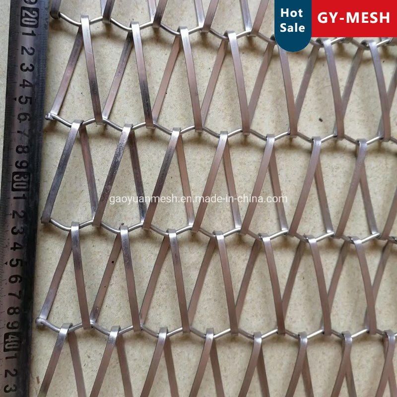 Spiral Woven Mesh for Decorative Building Architectural Mesh