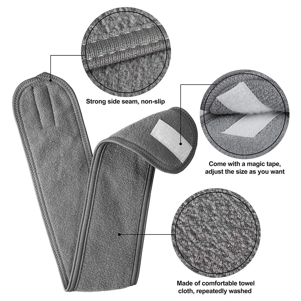 Trendy Makeup Hair Bands Soft Solid Color Beauty Women Shower Microfiber SPA Headbands