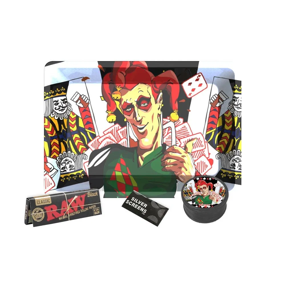 Cute Smoking Accessories Kt Tobocco Basket Smoker Square Tray Set