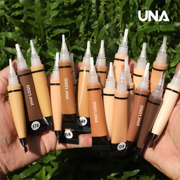 Wholesale 18 Colors Smooth Texture Liquid Concealer Full Coverage Face Makeup Concealer
