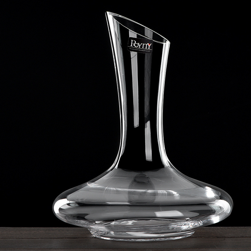 Quality Exported to Europe Big Capacity Crystal Glass Decanter for Wine