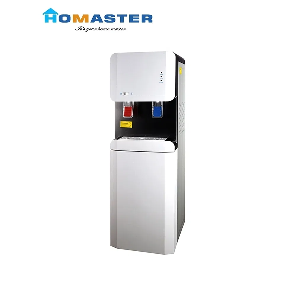 Home Floor Standing Electric Cooling Compressor Cooling Vertical Hot Cold Drinking Water Filter Pipeline Water Purifier Water Dispenser with RO UF Filters