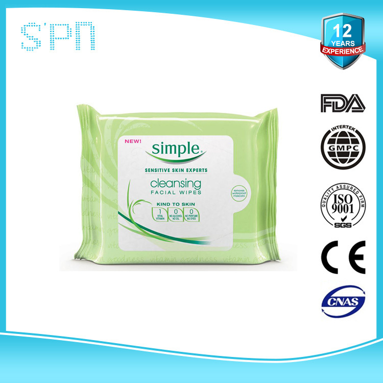 Biodegradable Eco Friendly Chlorhexidine Gluconate Antibacterial Bath Cleaning Wet Wipes Adult Shower Hand Body Patient Hypoallergenic Wet Towel with Chamomile
