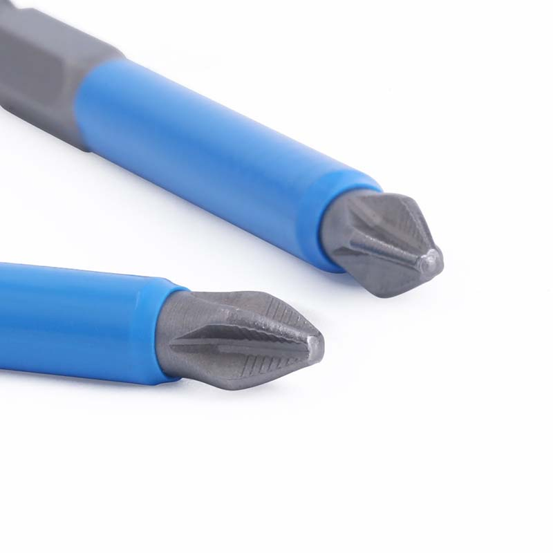 1/4 Inch Hex Shank Single End Magnetic Screwdriver Bits 50mm Anti-Slip Screw Driver Bit for Repair Tools