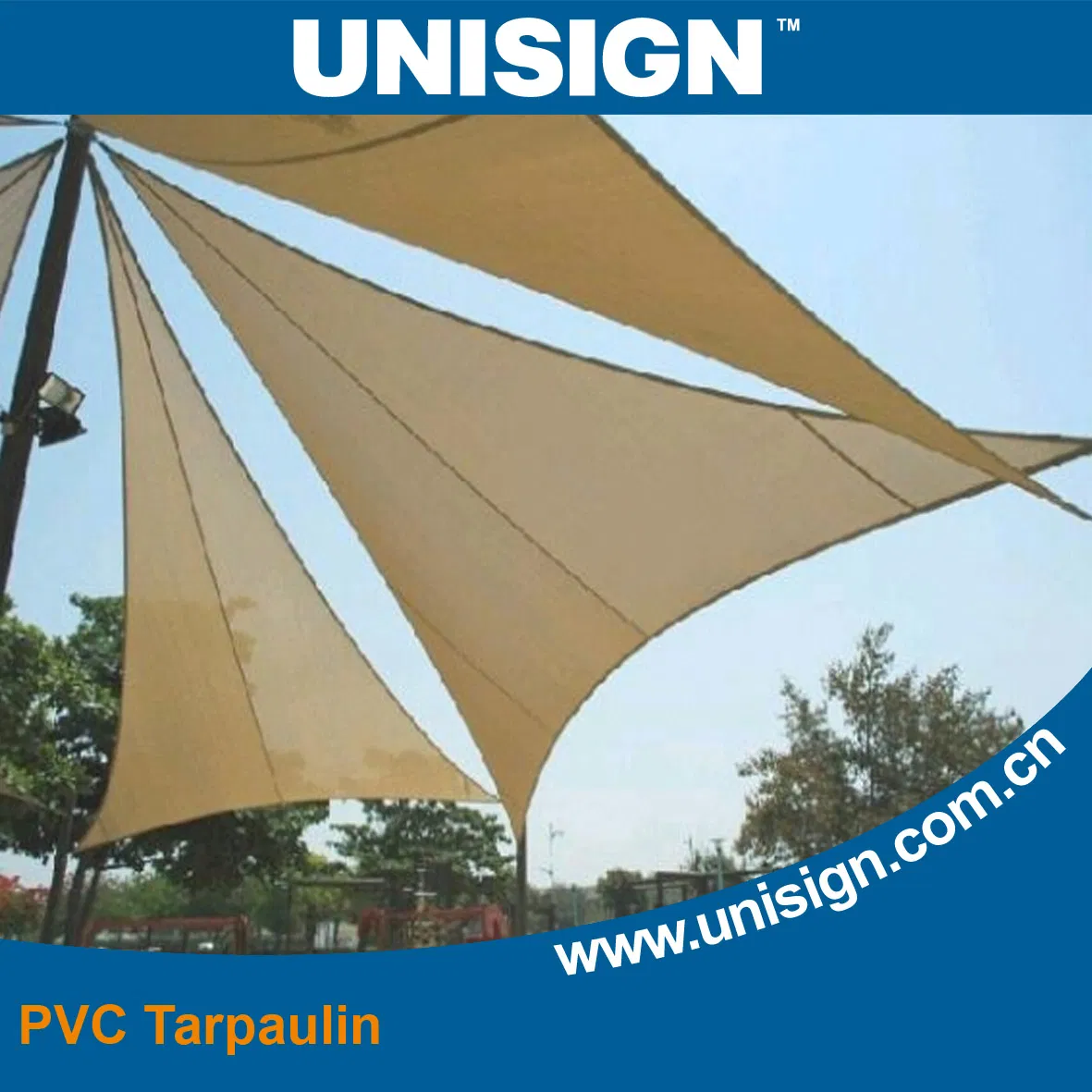 PVC Blockout Tarpaulin for Sunshade Exhibition Event Tent Tarpaulin