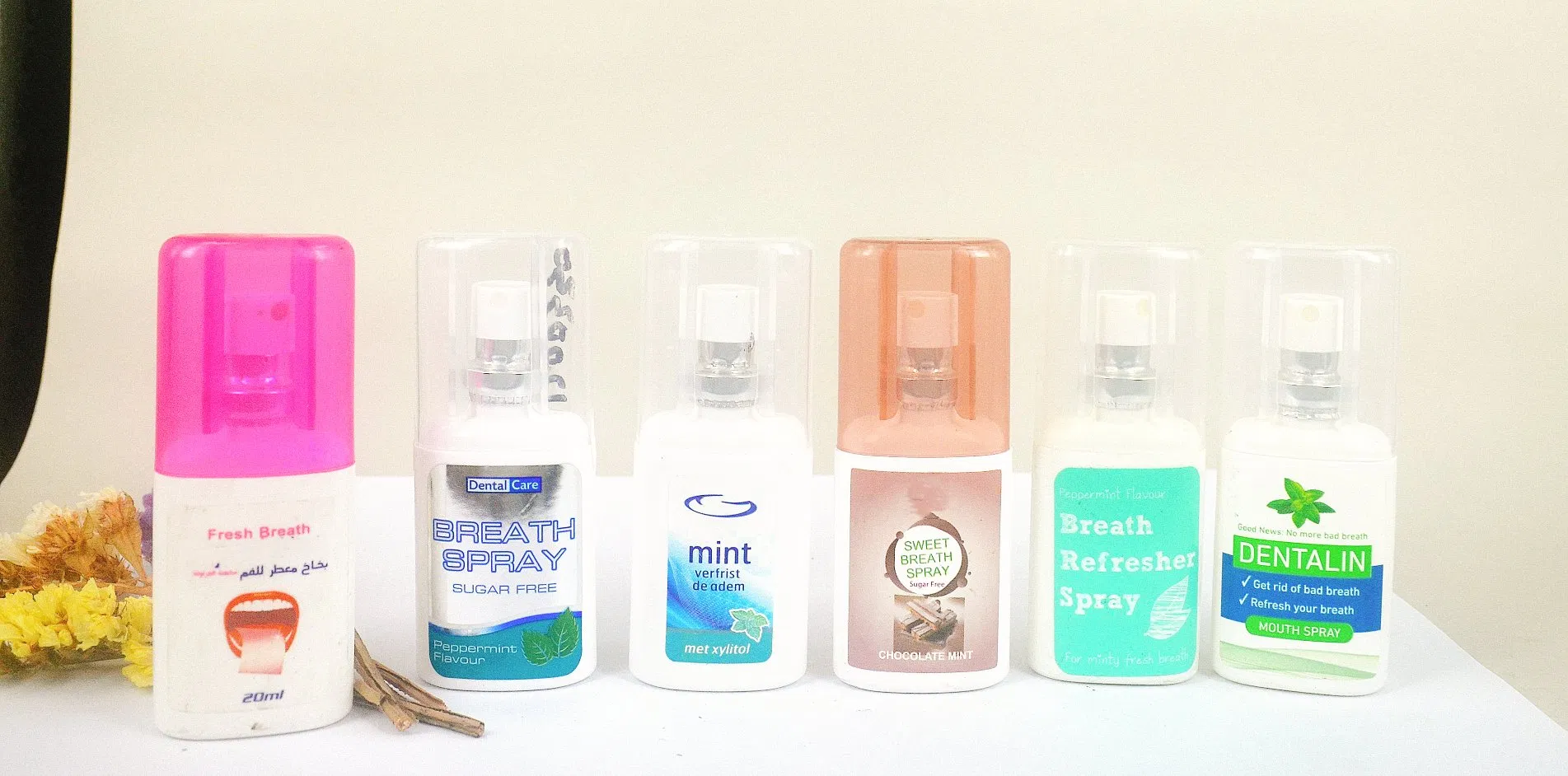 20ml Oral Care Instant Mouth Breath Refresher Spray Mint OEM/ODM