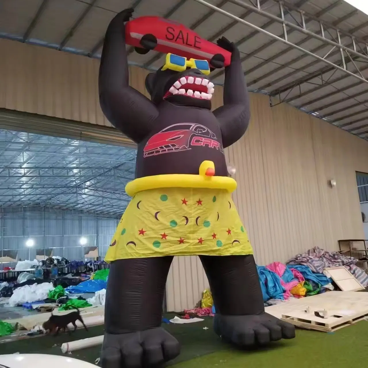 Boyi Outdoor Advertising Giant Inflatable Gorilla Model Inflatable King Kong